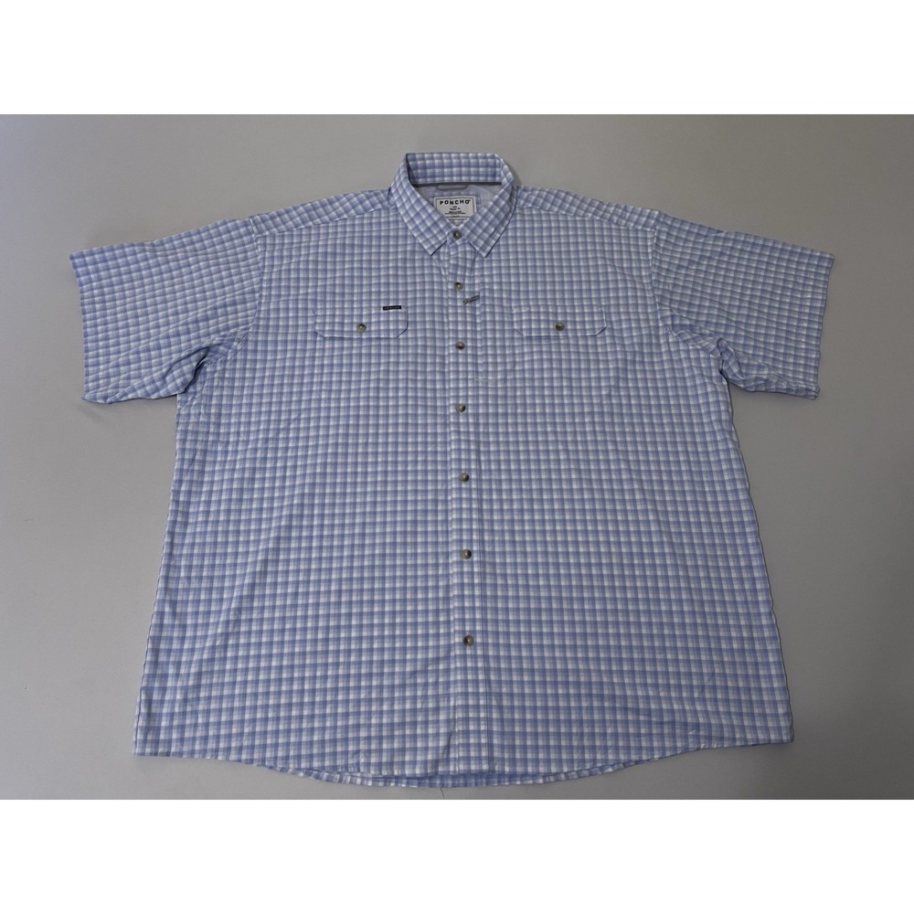 Poncho "The Original" Button down Shirt Mens Long Sleeve "THE ONO" XXL